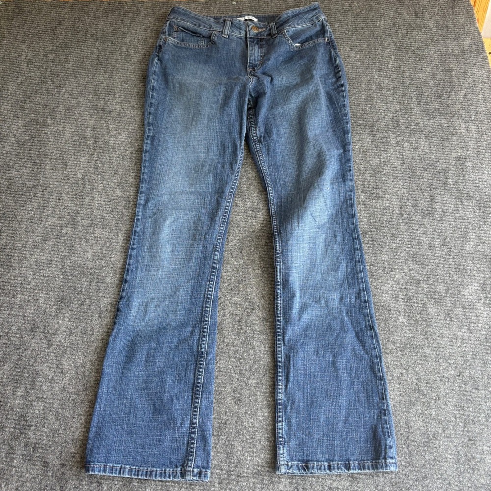 Riders by Lee Womens Mid Rise Bootcut Jeans Blue Denim Size 8L 13050V6